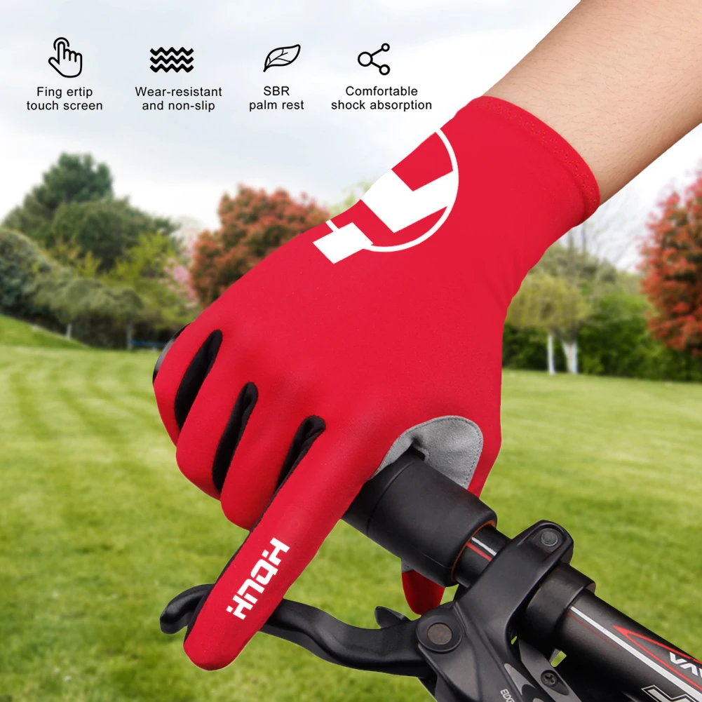 

Touch Screen Long Full Fingers Half Fingers Gel Sports Cycling Gloves MTB Road Bike Riding Racing Women Men Bicycle Gloves