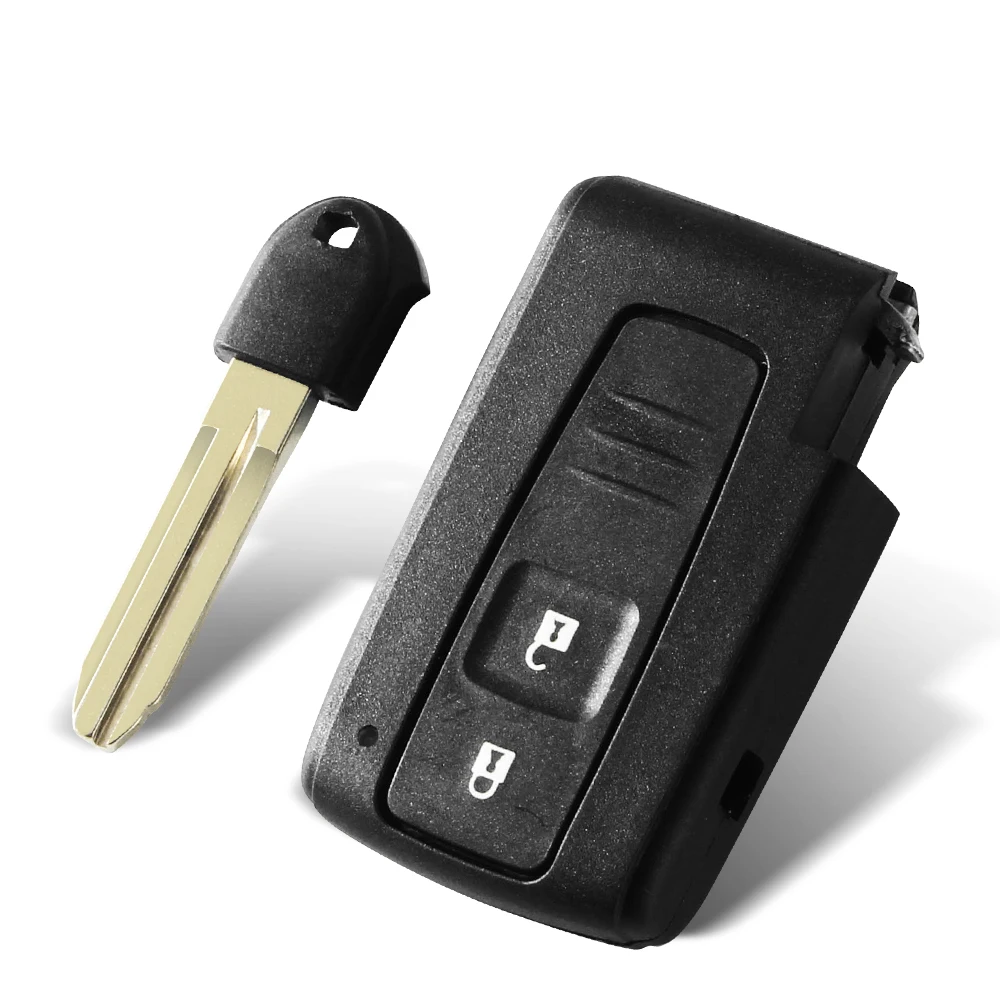 

KEYYOU 2/3 кнопки дистанционного смарт-ключа автомобиля чехол для Toyota Prius 2004 2005 2006 2007 2008 2009 Toy43 Uncut Blade