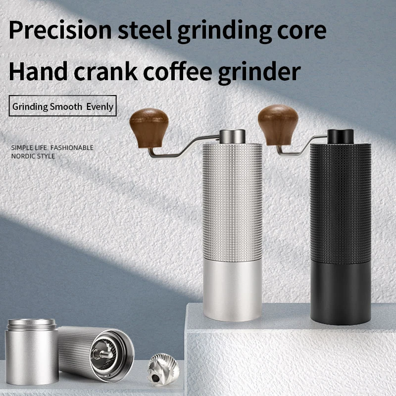 

High Quality C3 Portable Manual Coffee Grinder STAINLESS STEEL BURRS Upgraded Aluminum Manual Coffee Milling Tools