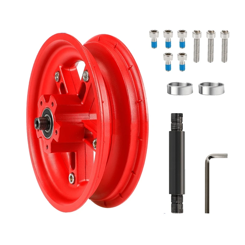 

For Xiaomi PRO/PRO2 8.5Inch Electric Scooter Split Wheel Hub Aluminum Alloy Rear Wheel Rims Solid Tire Accessories