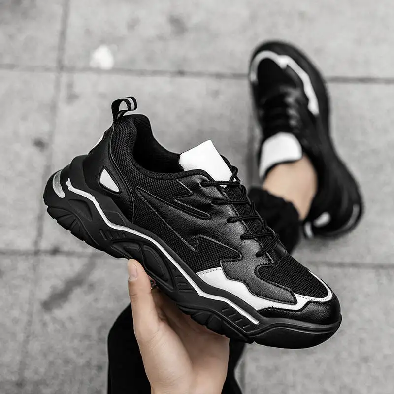 

Light Blue Sport Men Zapatillaa Running Shoes Man Durable Outsole Sports Shoes Man Number 38 Black Sneakers Chussure Tennis Top