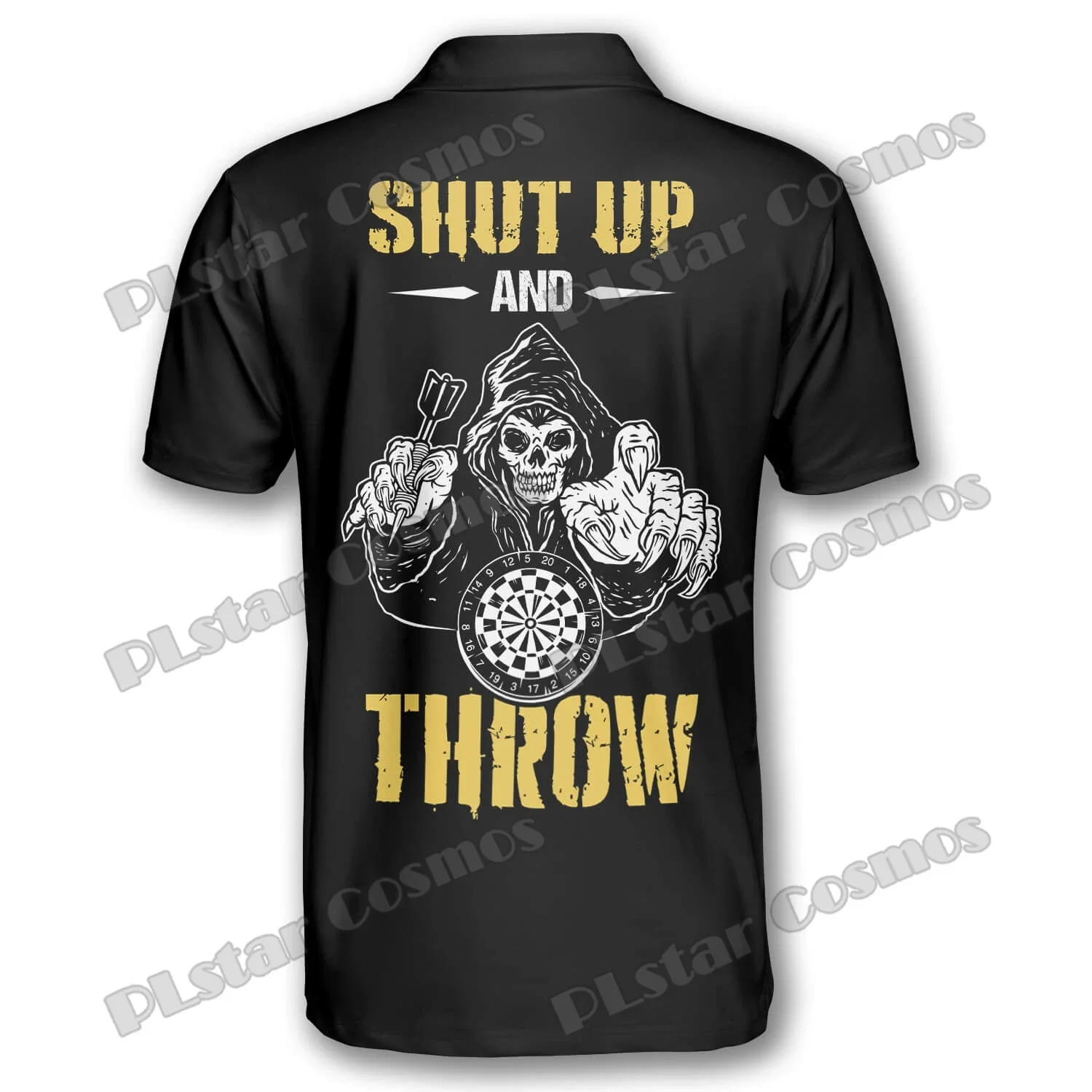 Футболка-поло PLP31 мужская с 3D-принтом модная рубашка-поло принтом в виде твердого