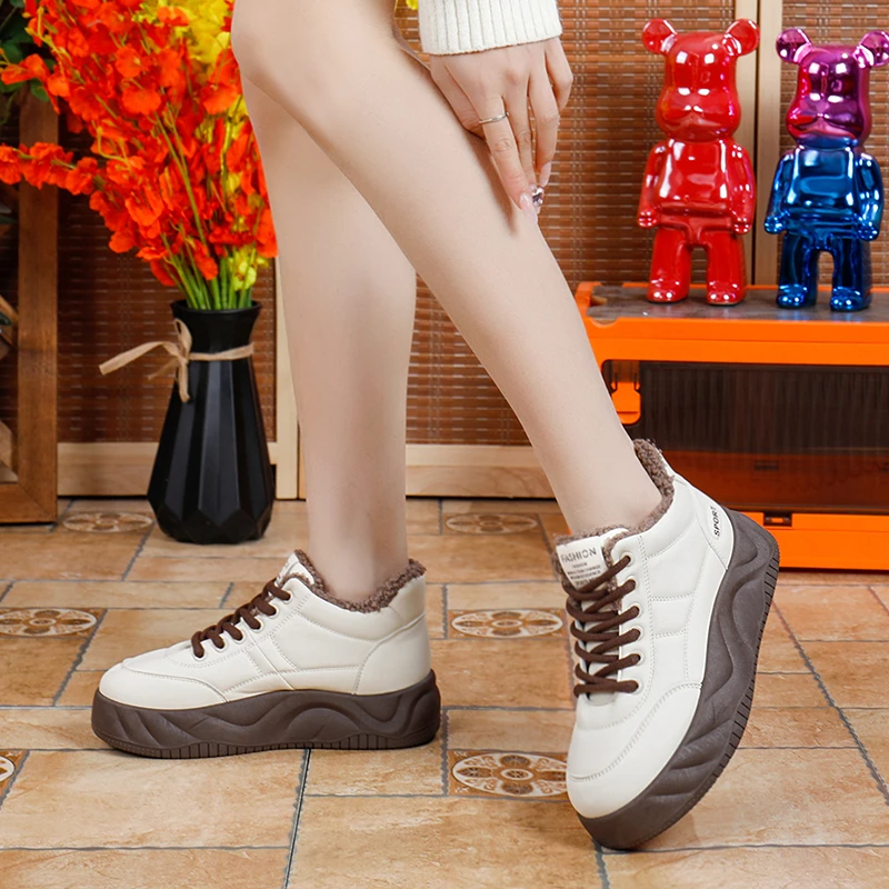 Женская обувь лидер продаж 2024 Вулканизированная на шнуровке спереди модные