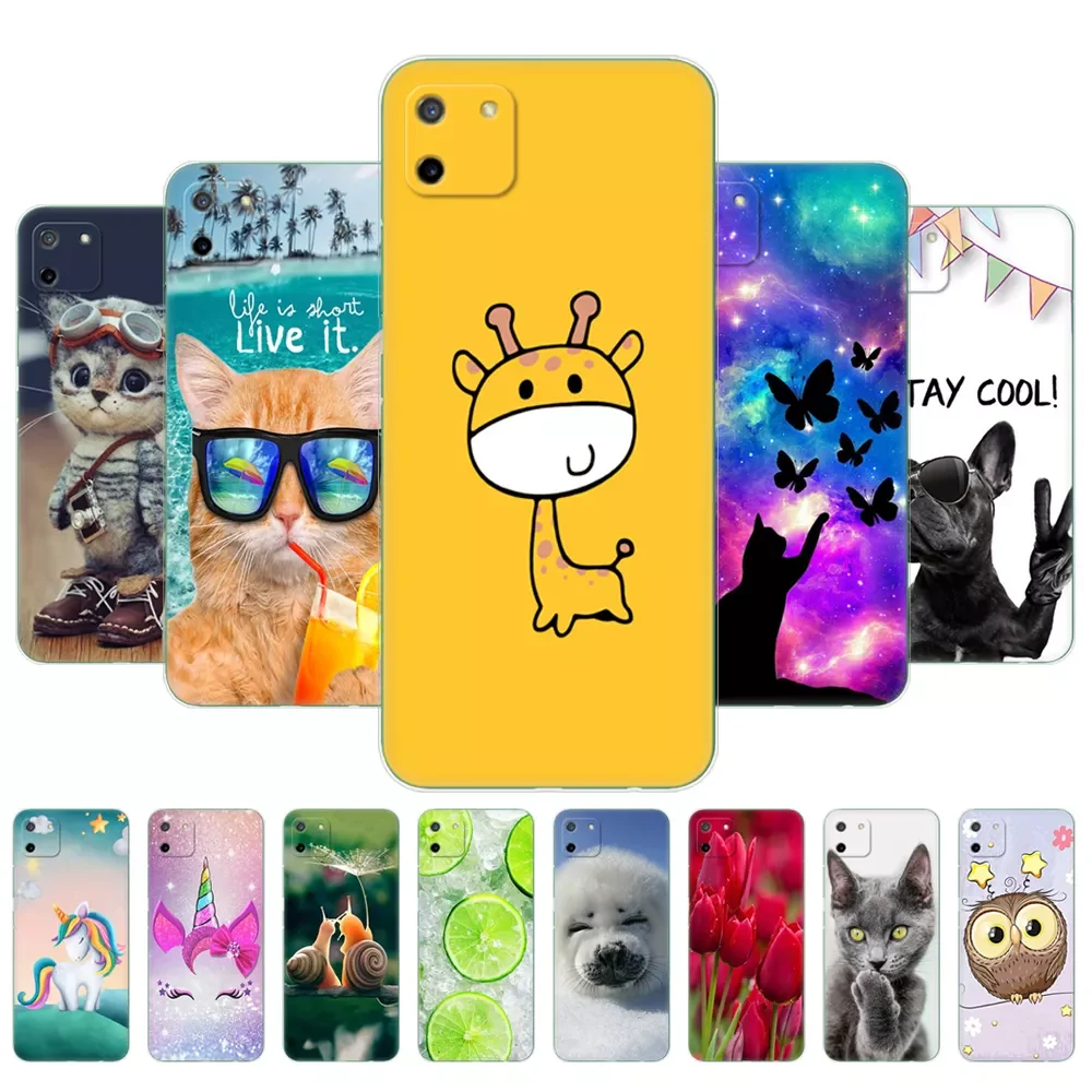 

For Realme C11 2021 2020 Case TPU Silicon Back Cover Phone Case For OPPO RealmeC11 C 11 Soft Case RMX3231 RMX2185 bumper 6.5inch