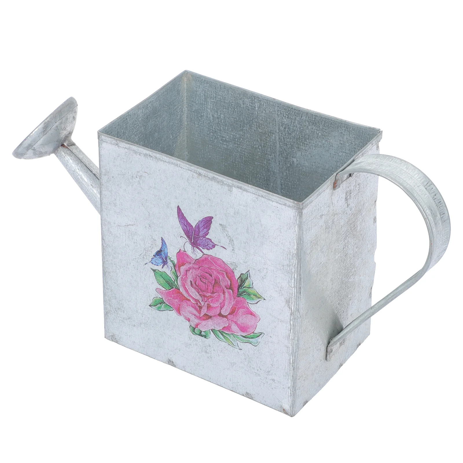 

Iron Flower Pot Practical Flower Planting Pot Flowerpot Floral Arrangement Holder