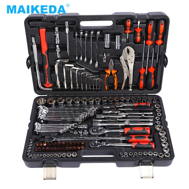 

50% OFF 150 Pcs Car Repair Set Home Hand Tool Flexible Head Rotator Ratchet Handle Wrench Socket Kit
