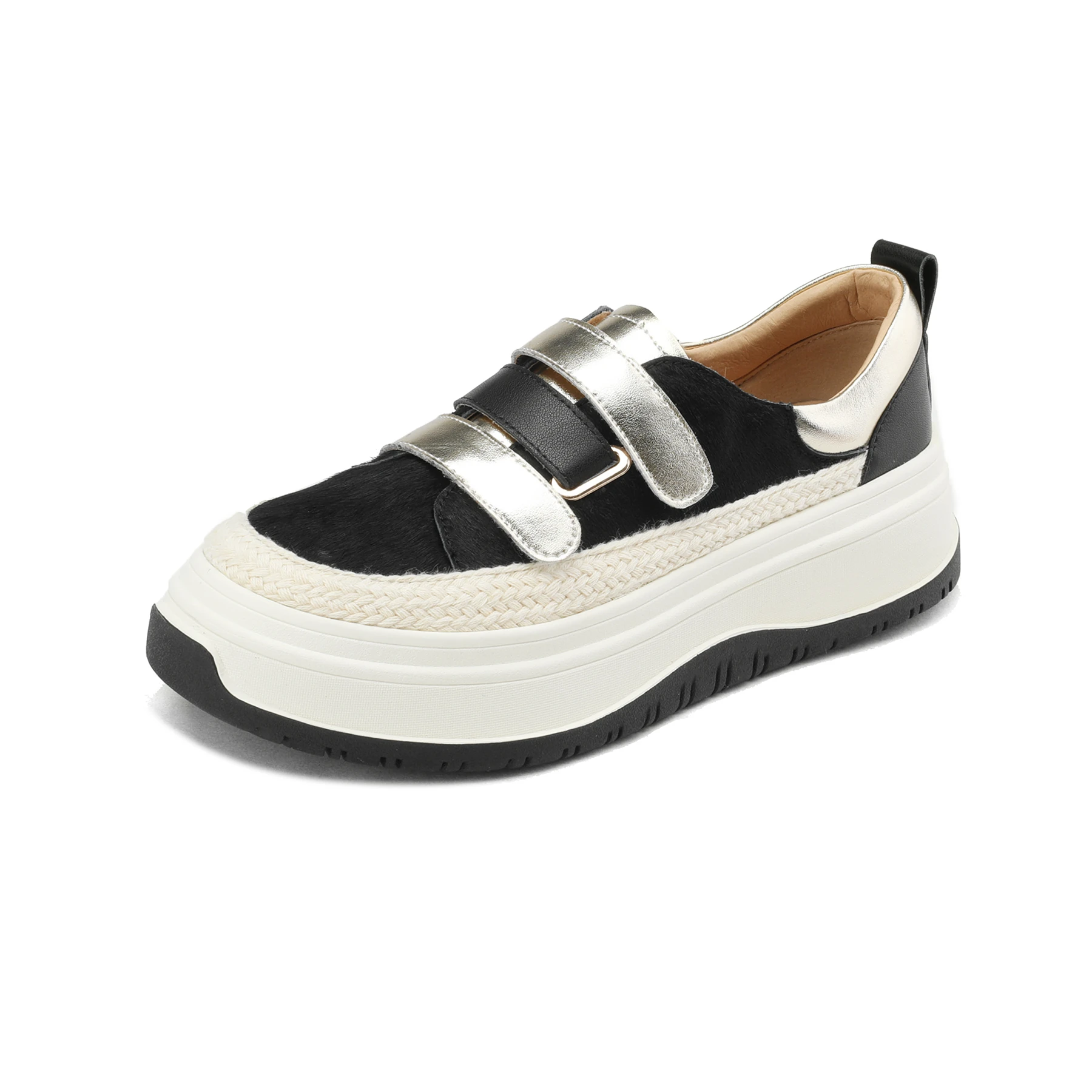 Туфли Lanxuryee женские на толстой подошве Вулканизированная подошва высокий каблук