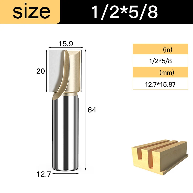 

Фрезы Tideway для нижней очистки из сплава вольфрама и кобальта 1/2 1/4 дюйма