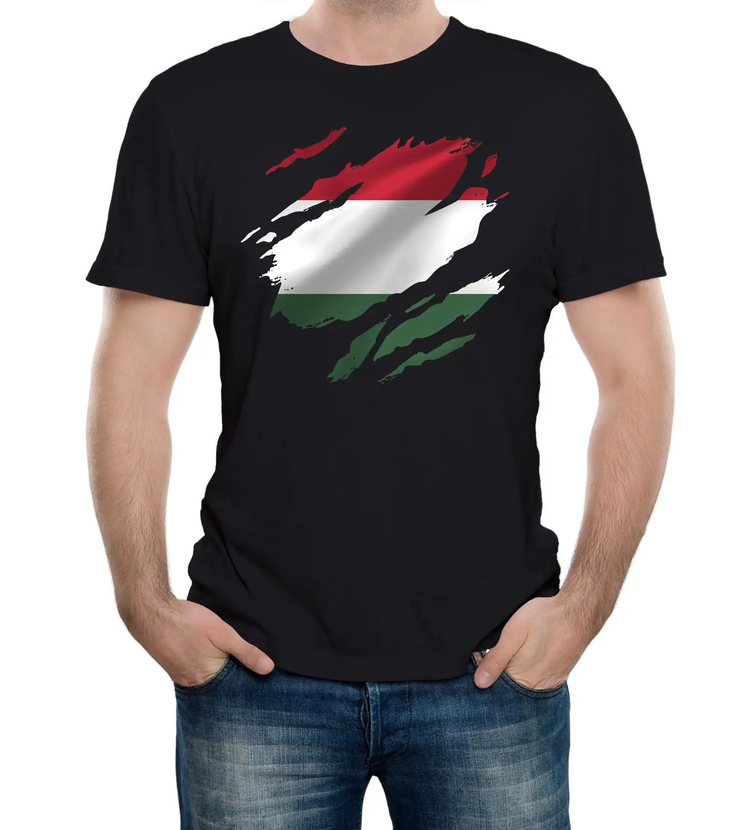 

BIANYILONG Brand Summer T-Shirt Funny Hungarian Flag 3D Printing Men's Fashion Casual Tops O Neck Short Sleeves 2023 New