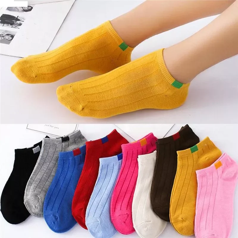 

New in Men Women Breathable Sports Short Ankle Socks New Style Solid Color Cotton Socks Non-Slip Elastic Boat Sock lingerie for