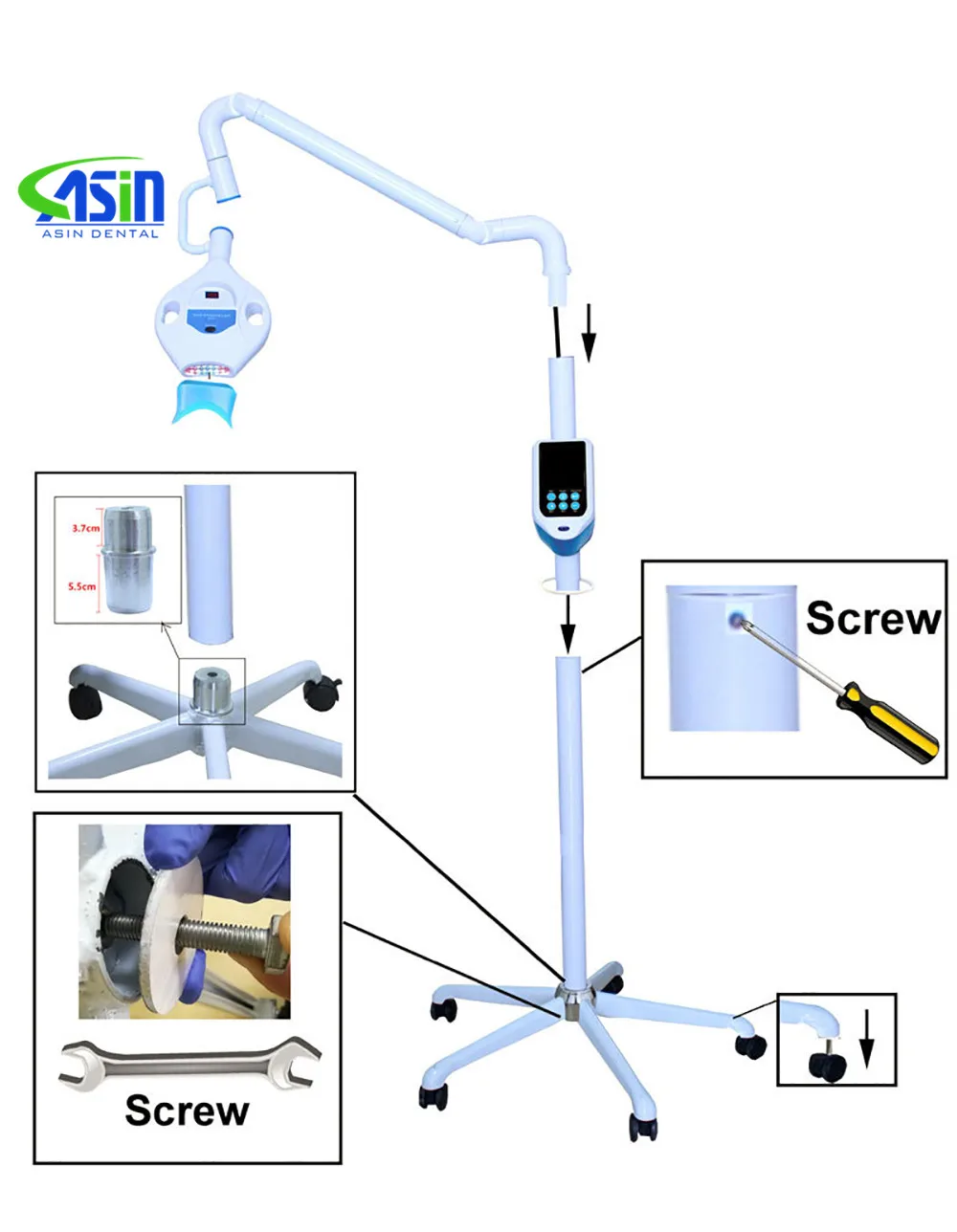 

Hight Quality 65w Teeth Whiting Led Cold Light Blue Lamp Bleaching Machine Accelerator dentista Tools