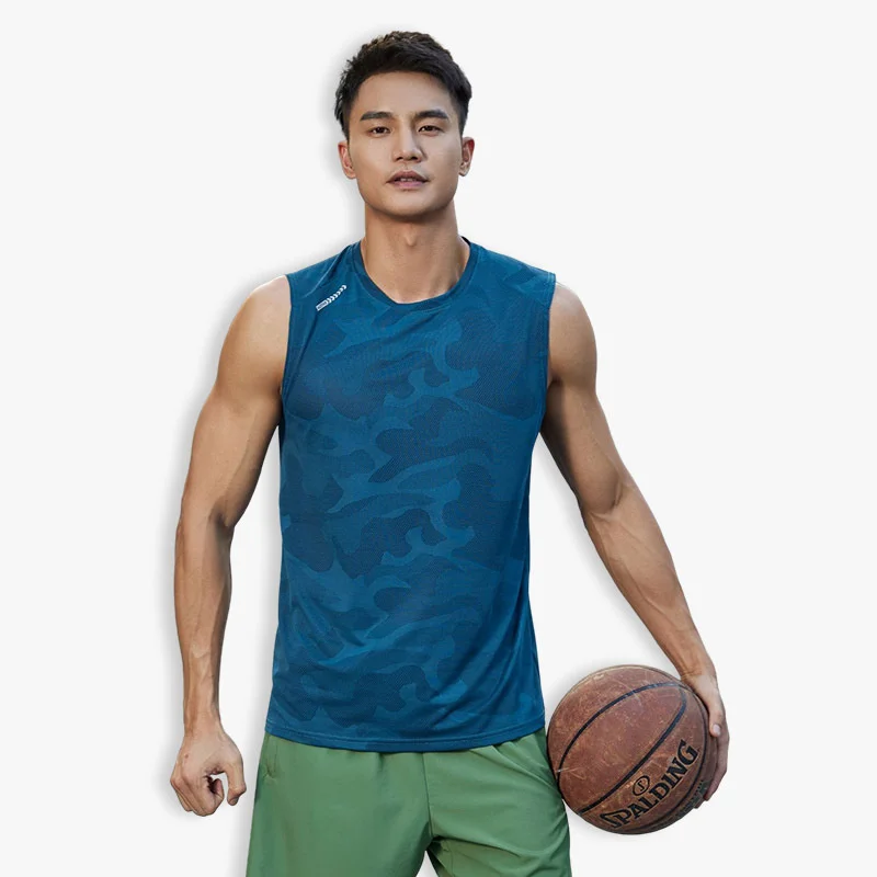 

Men's Summer Quick Drying Gym Shirt Street Sleeveless T-Shirts For Men Tank Tops Workout Fitness Singlets Sport Vest Clothing