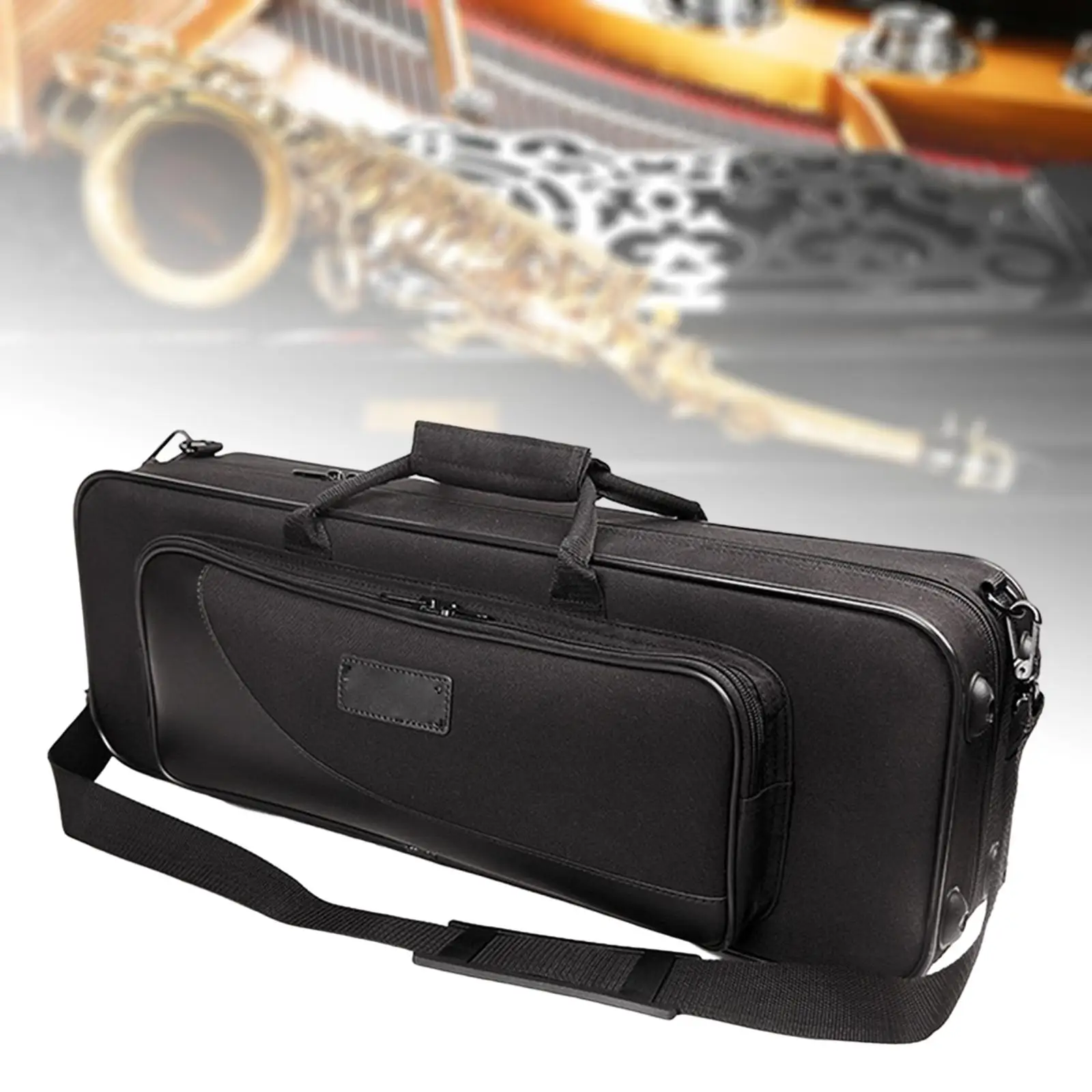 

Clarinet Case Adjustable Strap Comfortable Handheld Grip Instrument Backpack for Music Instrument Clarinet in BB Accessory Part