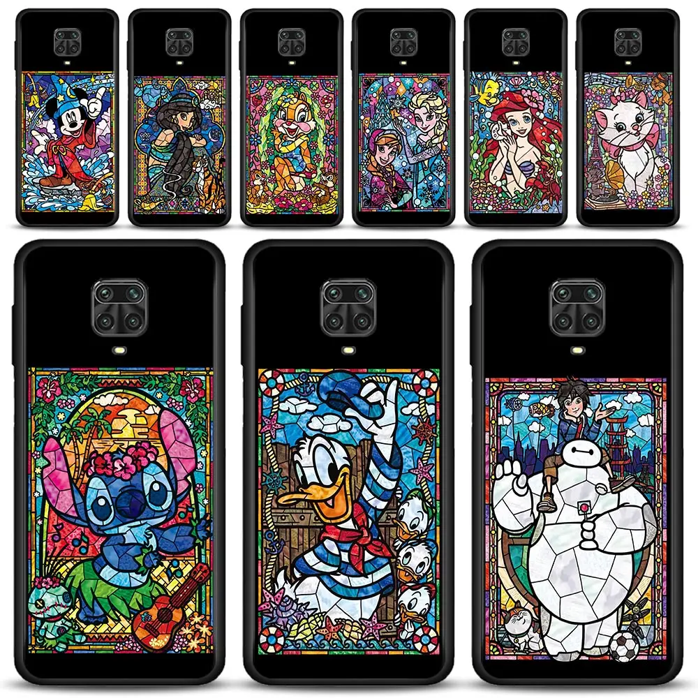 

Cover For Xiaomi Redmi Note 11 9 8 10 Pro Max 7 9T 8T 9S Case for REDMI 9 8 9C 9A 7A Cartoon Mouse Duck Princess Painting Art