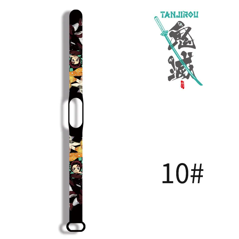 Игрушечные фигурки из аниме рассекающий демонов двухмерные спортивные ремешки