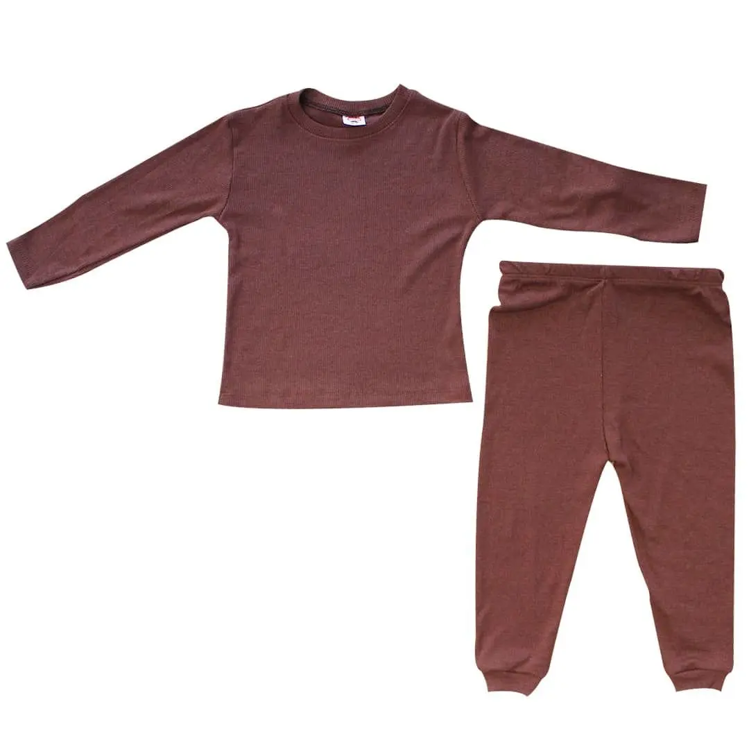 

Baby boy Brown Camisole 2'li Suit
