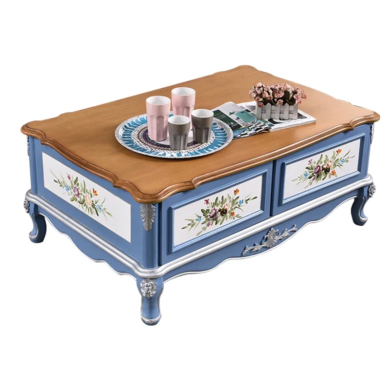 Американский журнальный столик простой для гостиной небольшой креативный из