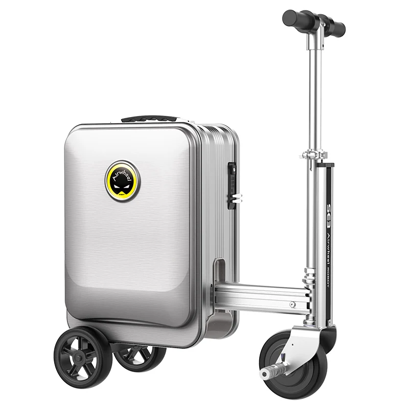 

SE3S smart riding luggage PC and ABS luggage scooter suitcase travel mobility scooter