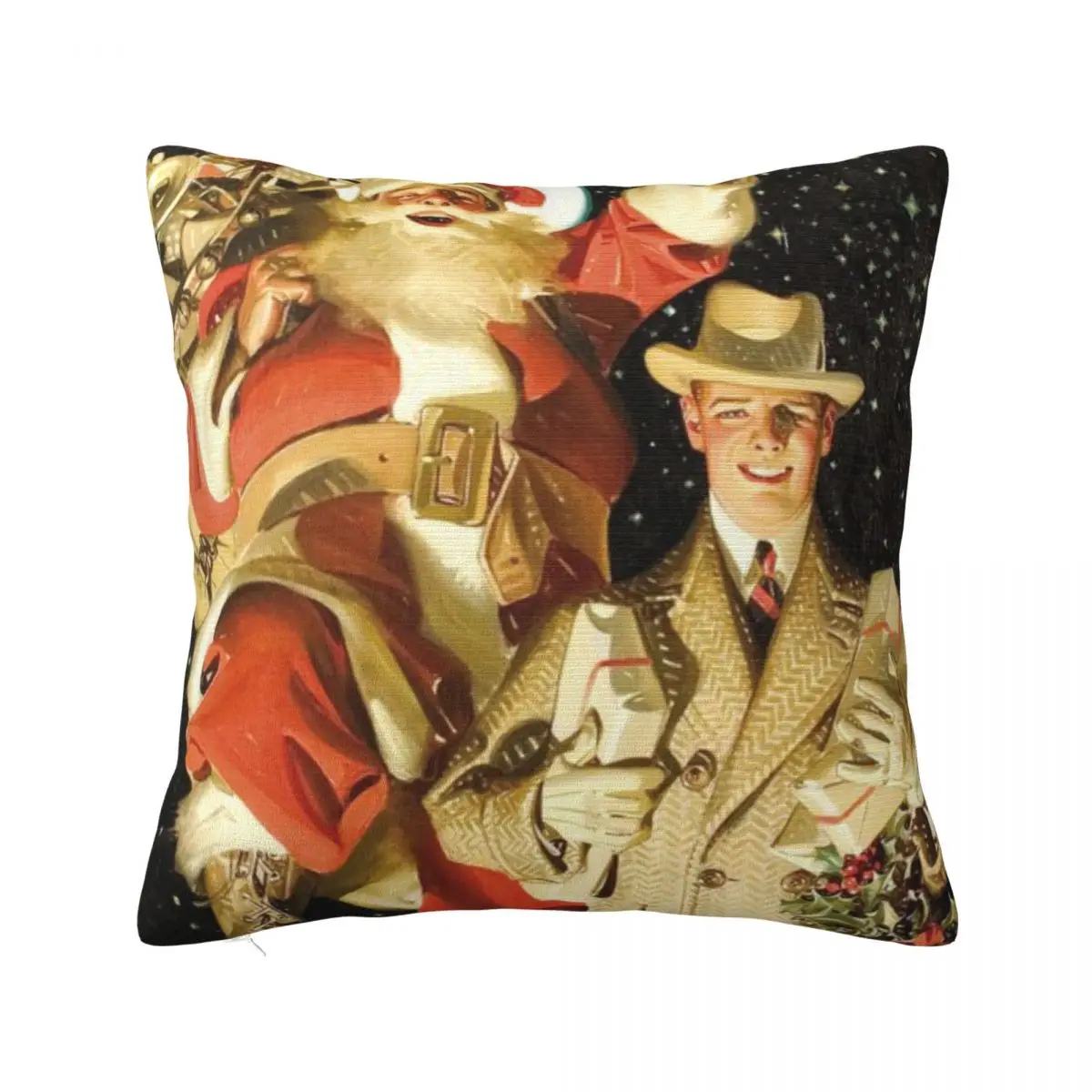 С Рождеством из Куппенгеймера S C 1924 J Leyendecker A Наволочка