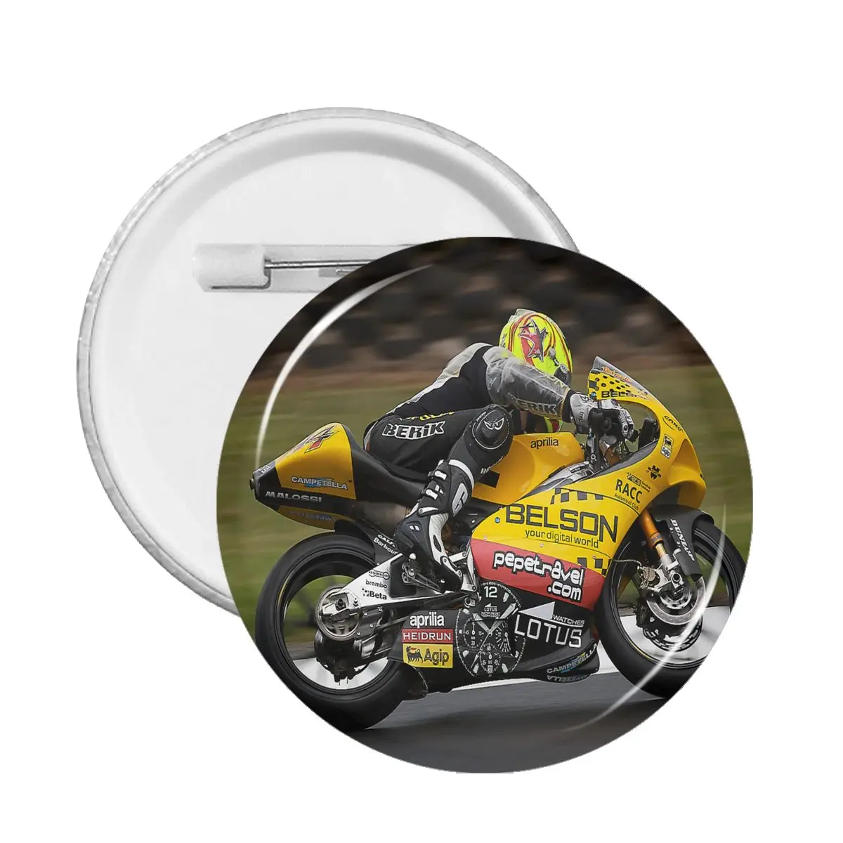 

Motorcycle Racing Badges Mobile Bike Pins for Clothes Novelty Brooch PVC Soft Button Pin Jewelry Accessories Gift