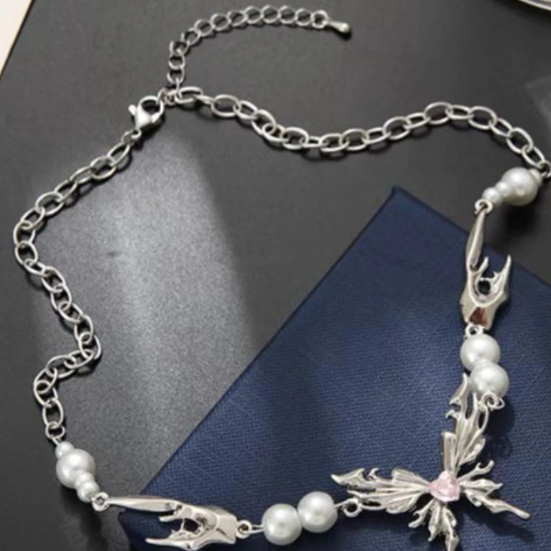 Ожерелья-бабочки Draweye Y2k для женщин винтажные в стиле панк корейские украшения