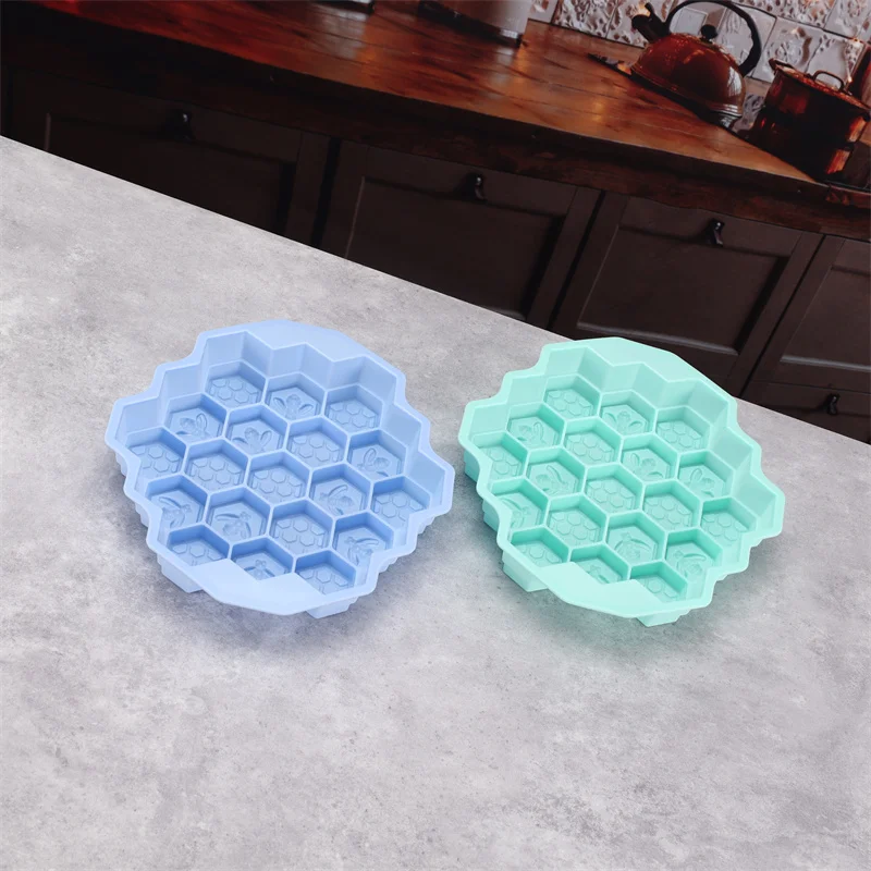 

Silicone Mold 19 Mobile Bee Honeycomb Cake Chocolate Soap Soap Icing Mold Candle Diy Mold Beeswax Cake Tools Bakeware Bake Mould