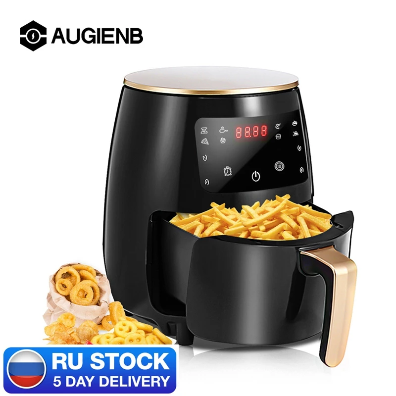 Электрическая безмасляная фритюрница 1400 Вт с ЖК-экраном | Бытовая техника