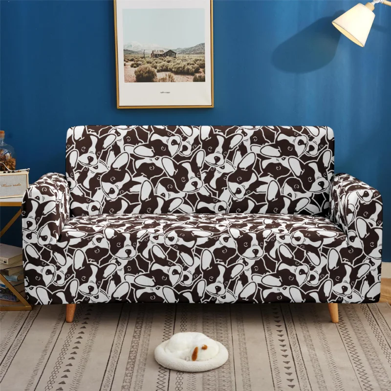 

Cartoon Animal Elastic Sofa Cover Wooden Sofa Cover All-inclusive Non-slip Leather Full Cover Fabric Combination for All Seasons