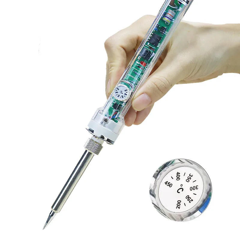 

Регулируемый постоянный Электрический паяльник 220 В 110 в ЕС США керамический нагревательный карандаш ремонтная наладочная станция электронный сварочный инструмент