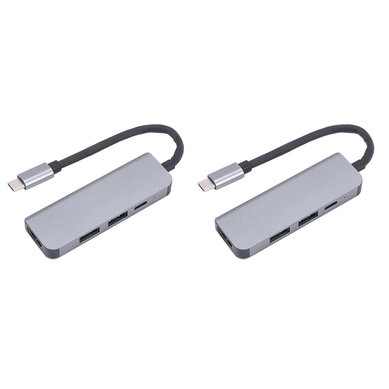 2X 4 In 1 DEX Station For Samsung S8 S9 S10 Plus Note 8 9 Dex Cable USB C To HDMI Adapter For Huawei Mate 20 P20 Pro