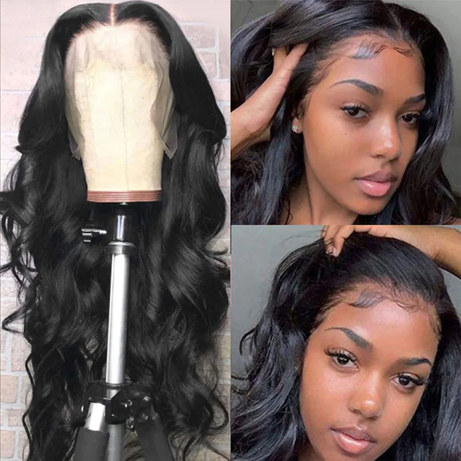 13x4 Transparent Lace Front Human Hair Wigs Body Wave Lace Front Wig 13x6 Lace Frontal Wig Brazilian Body Wave Human Hair Wig