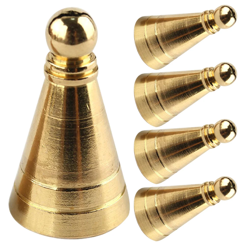 

5 Pcs Press Molds Cone Holder Cone Molds Metal Holder Taxiang Mold Cone Brass Molds Tool