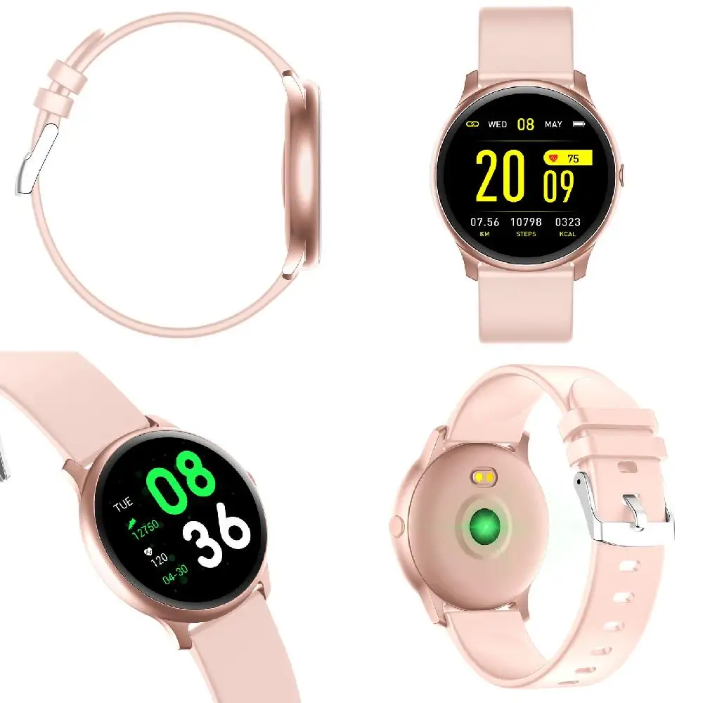 

Luxurious Smart Watch with Heart Rate & Blood Pressure Monitor, Notifications For Women & Men - Incoming Calls/Messages/WhatsAp