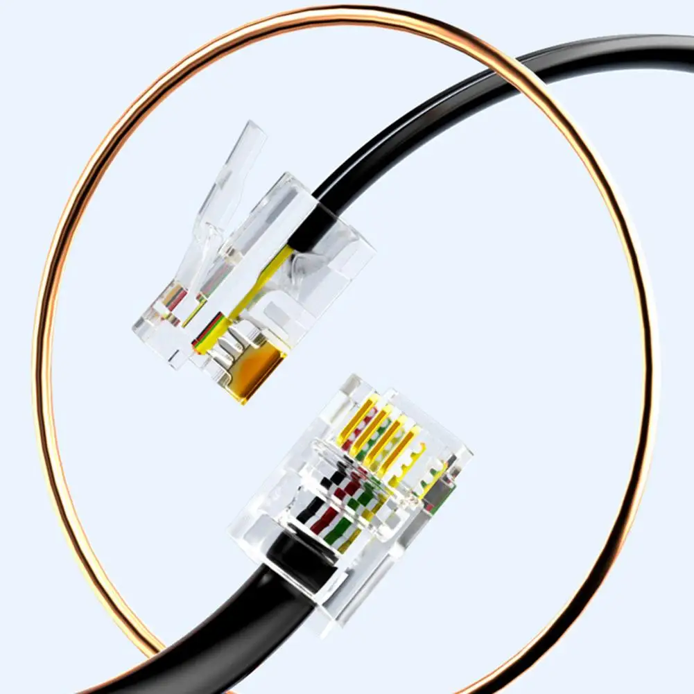 Телефонный Шнур поворотный Разрыватель Rj9 4p4c телефонный шнур вращение на 360