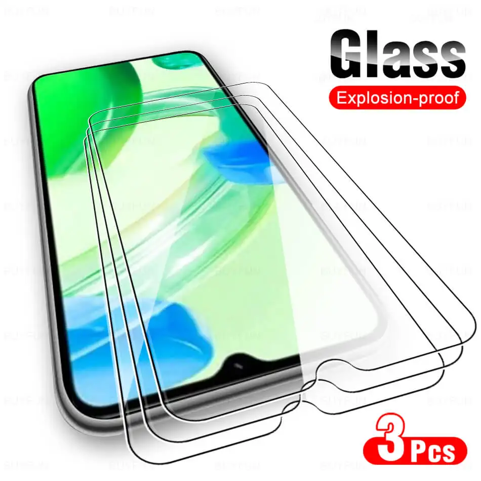 

3 шт. полное покрытие для Oppo Realme Narzo 50i Prime, Защитное стекло для экрана ОПП Realmi Narzo 50i 50 Pro 50A Prime, защитное стекло