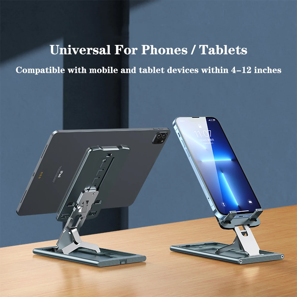 

Tablet Stand Mobile Phone Stand Desktop Lazy Bedside Universal Support Foldable Hoisting Multi-Function Telescopic Adjust Holder