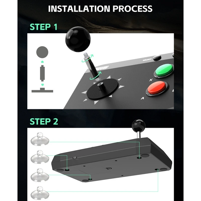 Y3 аркадная 2 4G Беспроводная игровая консоль клавиатура для ПК/Android/IOS/M8 прочная