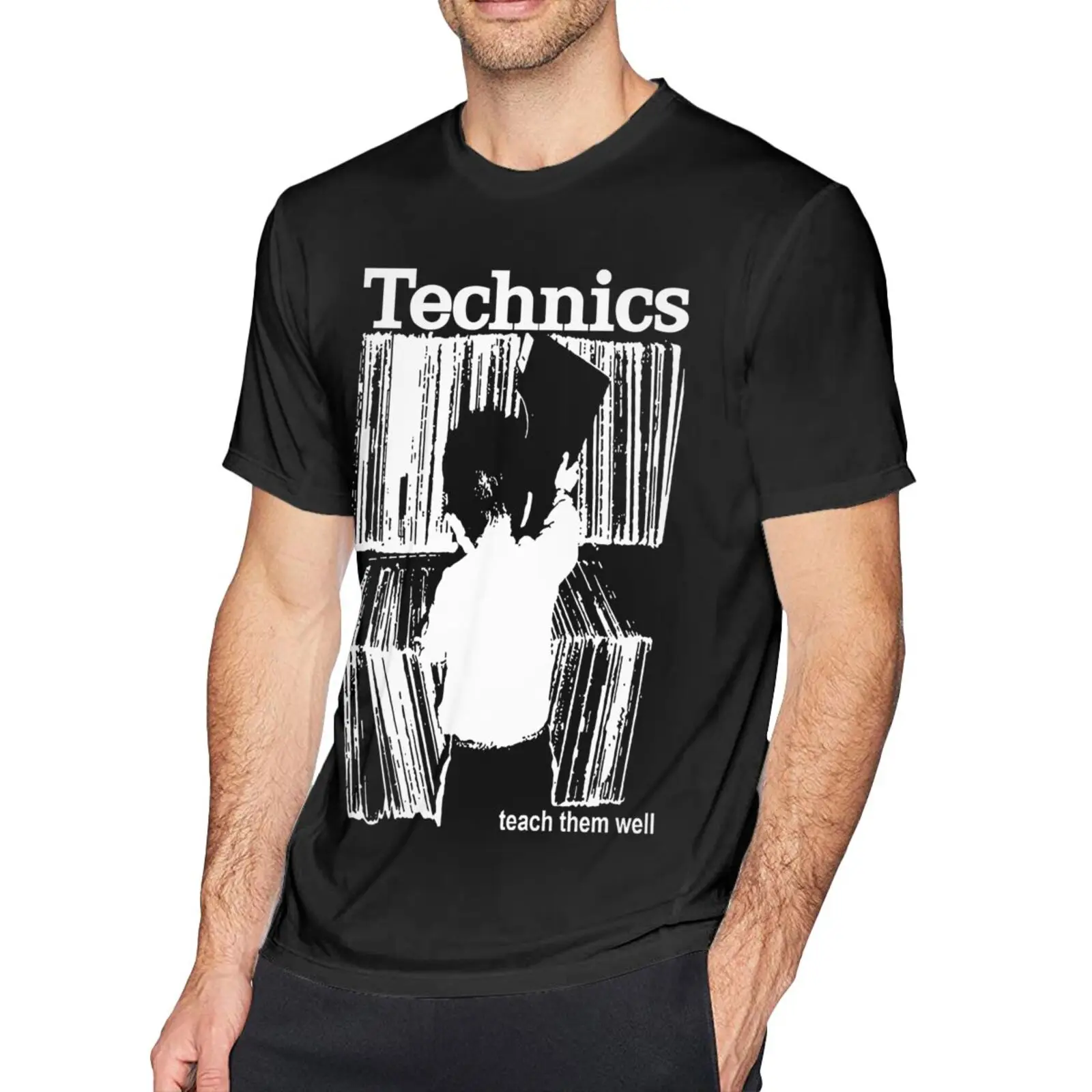 

Виниловая Мужская футболка Technics тактика учить их хорошо, мужские футболки, футболка оверсайз, мужская рубашка, футболки для мужчин, винтажн...