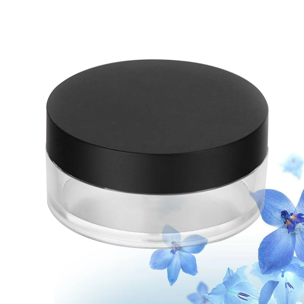 

Powder Empty Case Puff Makeup Jars Jarloose Container Holder Face Poeder Box Round