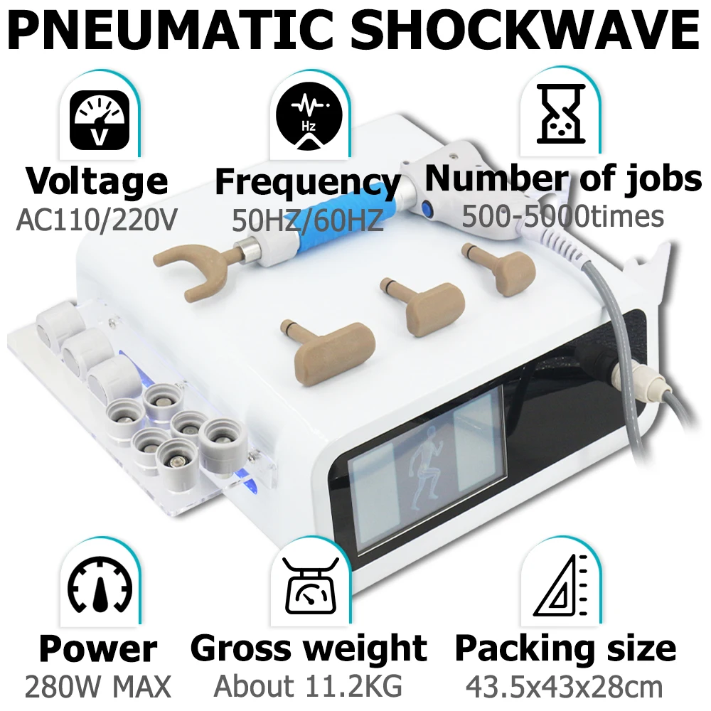 12-барный пневматический аппарат для ударно-волновой терапии мужчин лечение ЭД