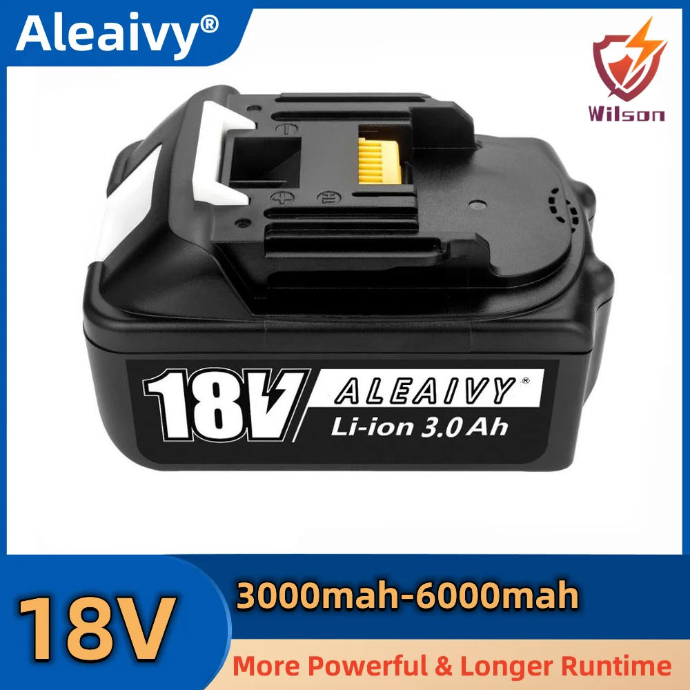 

Original Makita 18V 3000mAh 3.0Ah Rechargeable Power Tools Battery with LED Li-ion Replacement LXT BL1860B BL1860 BL1850