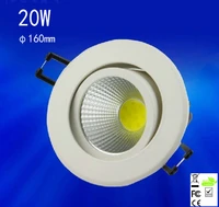 dimmable led downlight tri tone light 110220v spot 20w recessed in led ceiling downlight light warm white lamp