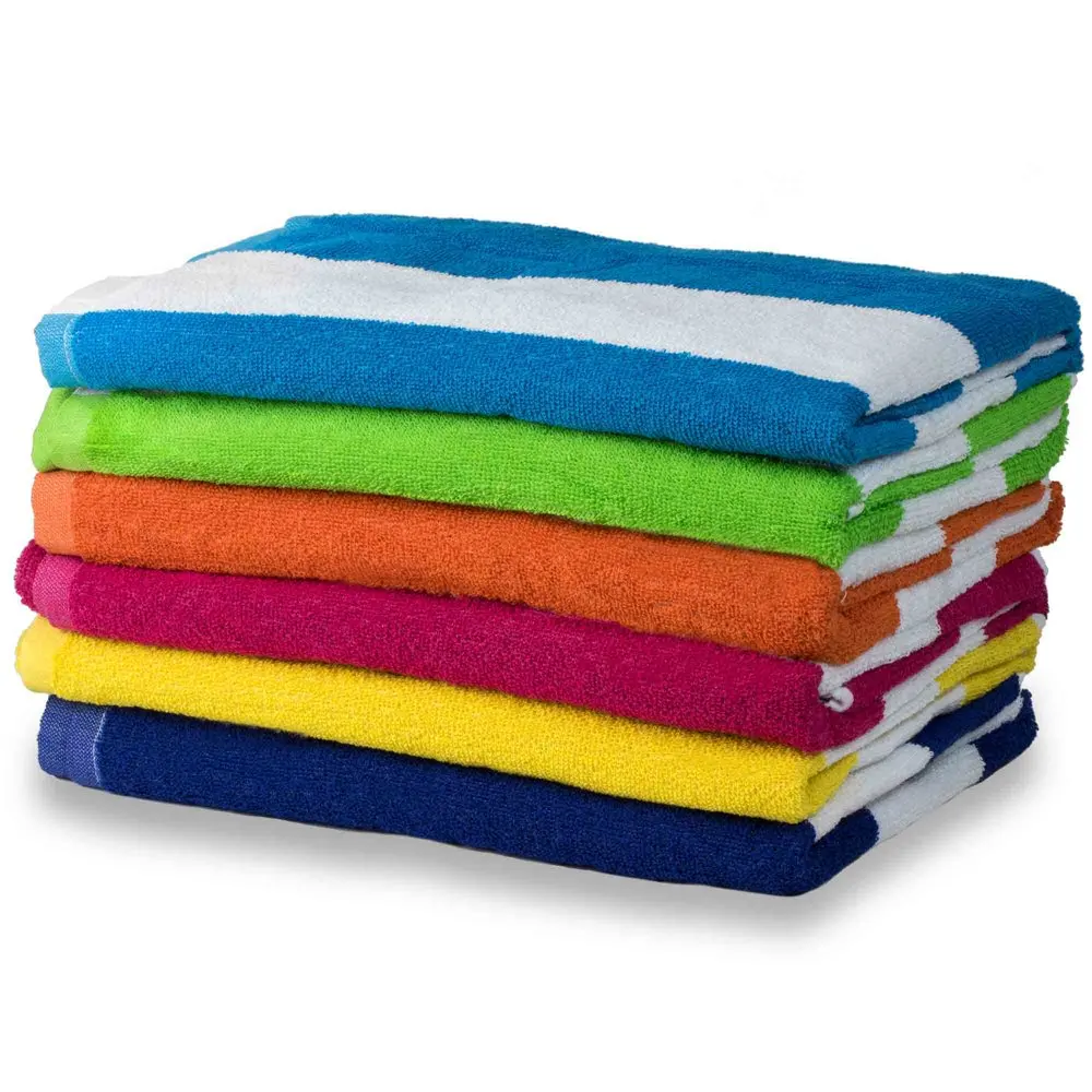 

Copa Cabana 6- Piece 100% Cotton Beach Towel Set, 30" x 60", Multicolor