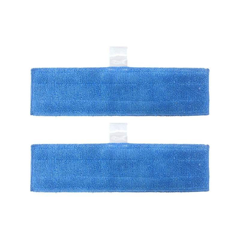 

New 2 Pcs Washable Reusable Microfibre Mop Cloths For Polti Moppy Steam Engine Household Cleaning Accessories
