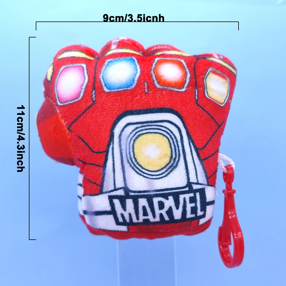 Брелок-перчатка Marvel С Супергероем И Подвижными Пальцами Подвесная Кукла Для