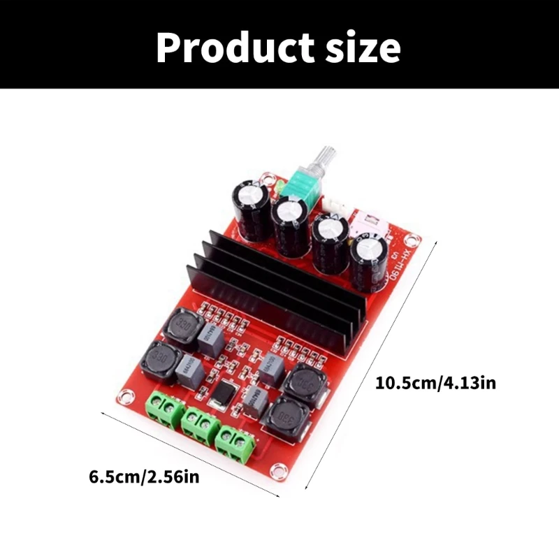 Плата цифрового усилителя XH-M190 TDA3116D2 с общей мощностью 2x100 Вт простым управлением