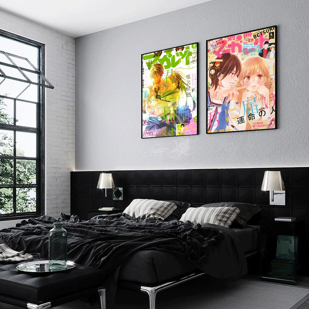 Самоклеящиеся декоративные стены из искусства аниме Kimi Ni Todoke для кофейни бара