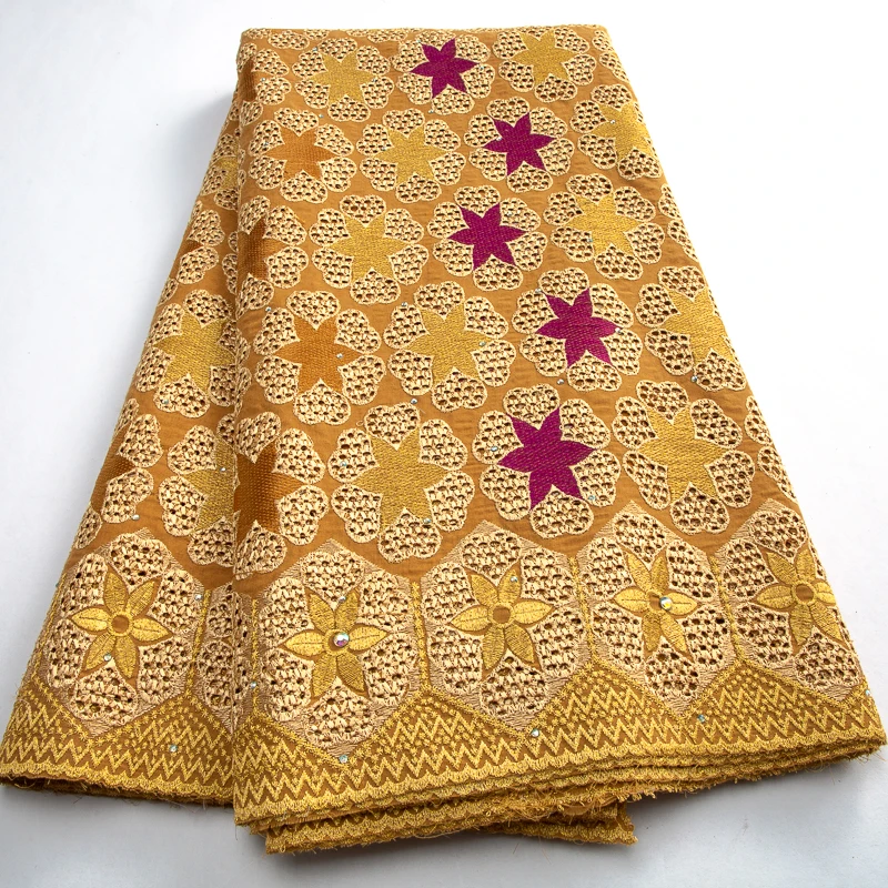 Африканская швейцарская версия 2023 последняя нигерийская вышивка хлопковое