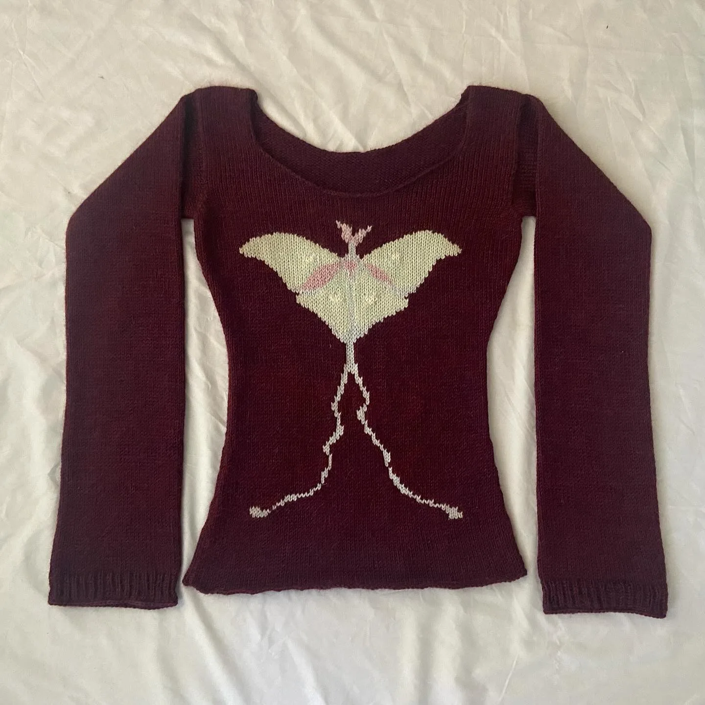 Y2k женский винтажный жаккардовый свитер с круглым вырезом и короткими рукавами