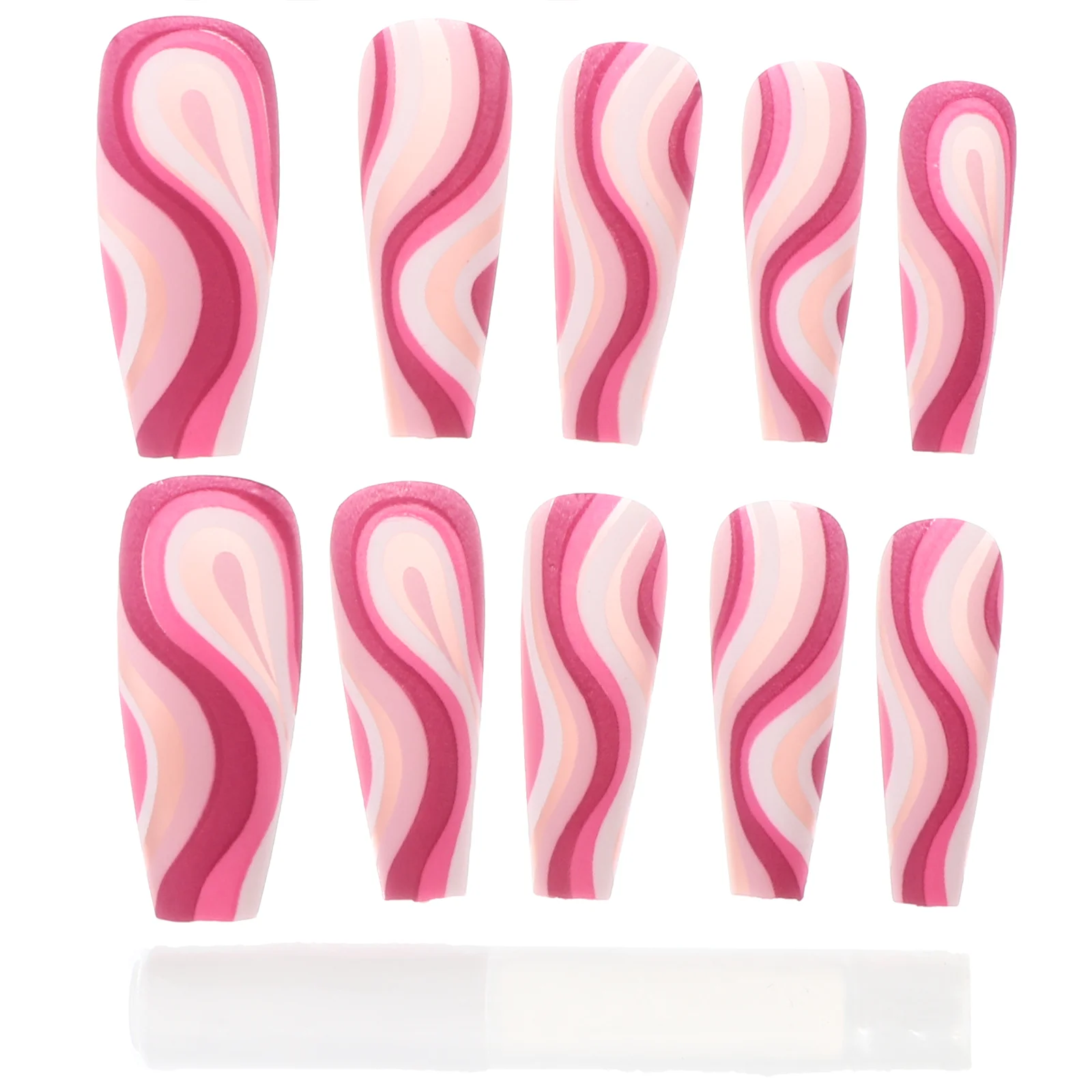 

Nails Nail Fake Tips False Stickers Pressfingernail Fingernails Artificial Cover Decorativefull Womenclear Girls Diy Snake Pre